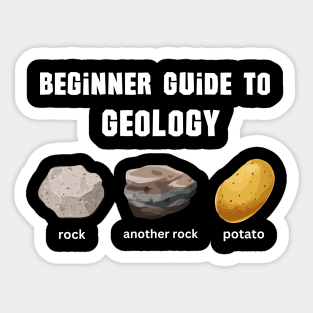 Beginner Guide To Geology Sticker